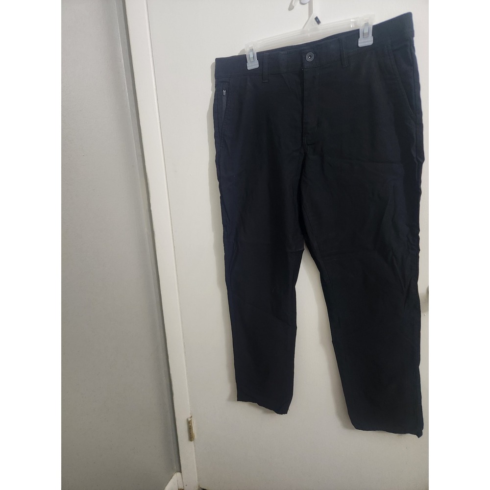 Weatherproof Vintage Mens Regular Taper Flex Performance Pants Black 36x30